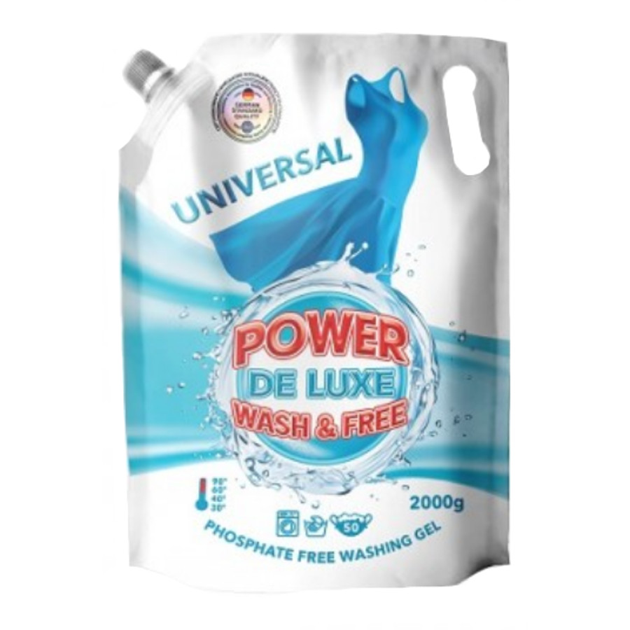 Гель для прання PowerWash 2 л Universal дой-пак фото