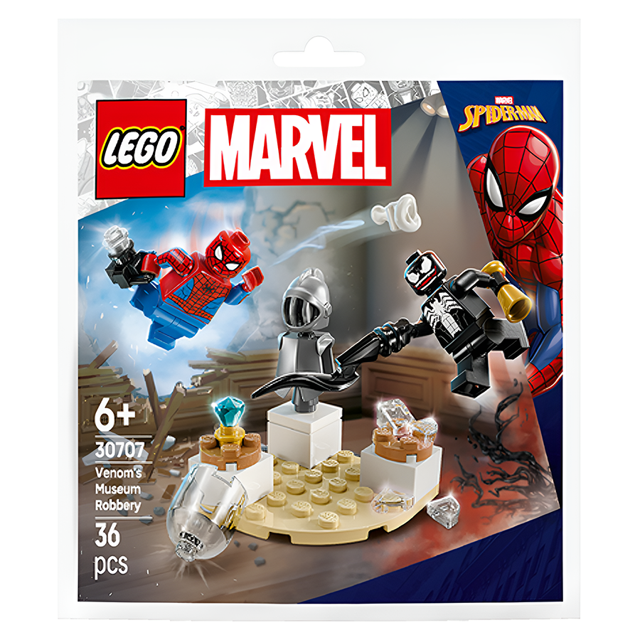 Конструктор LEGO Super Heroes 36 елементів Пограбування музею Веномом фото