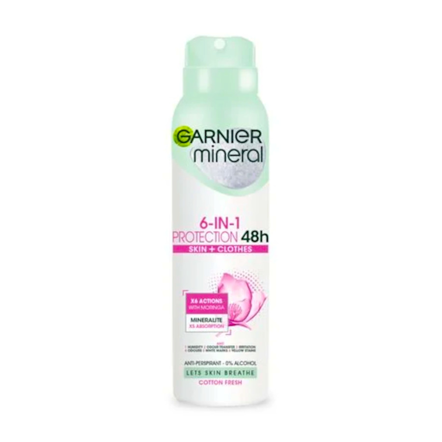 Антиперспірант Garnier 150 мл Ніжність бавовни фото