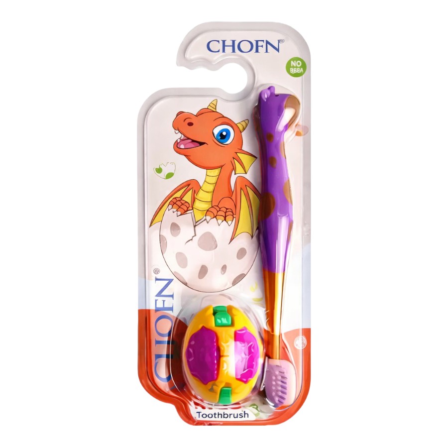 Зубна щітка дитяча Chofn Дракончик TD31B5-5 фото