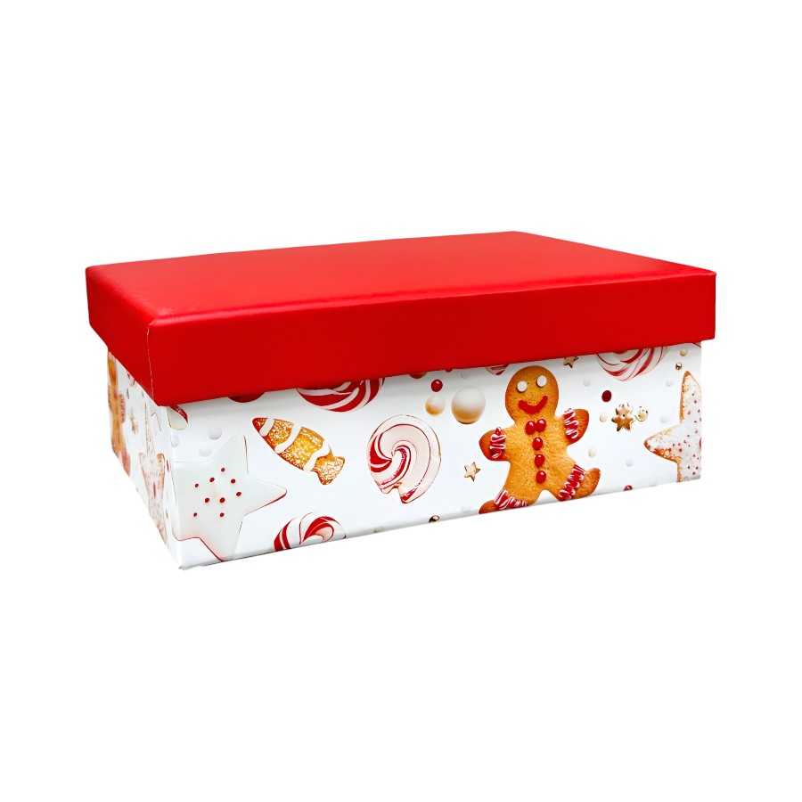 Коробка подарункова 25*18*10,5 см Святкові дрібниці фото
