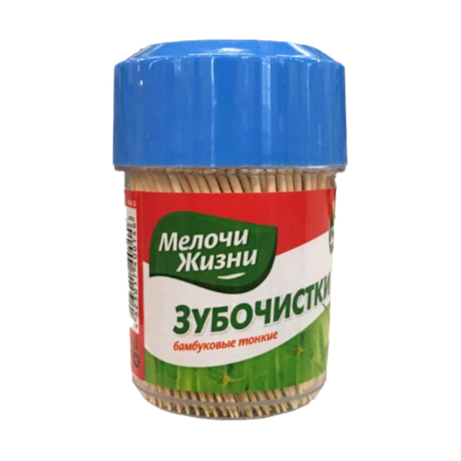 Зубочистки Мелочи жизни бамбукові 250 шт. мініатюра