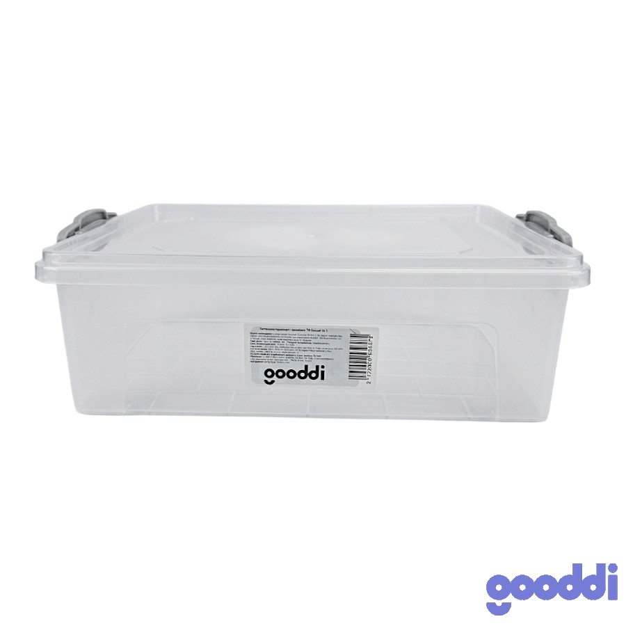 Контейнер харчовий з кришкою Gooddi 10 л фото