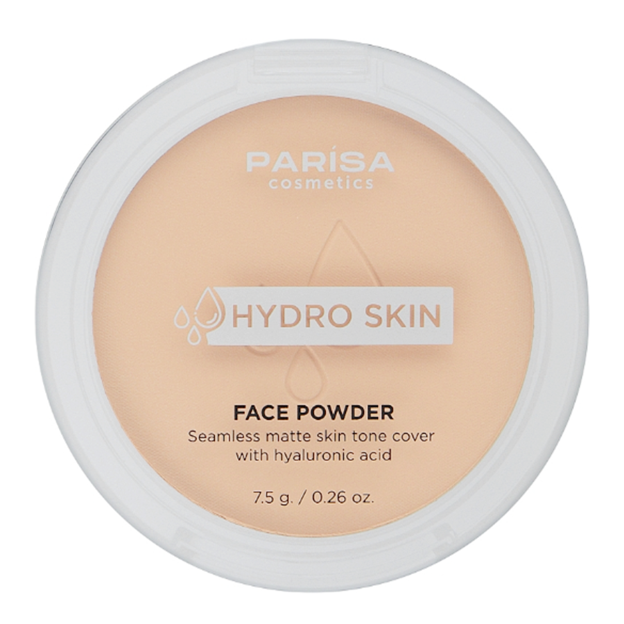 Пудра для обличчя Parisa Cosmetics 7,5 г Hydro Skin PHP-04 №02 Light ivory фото