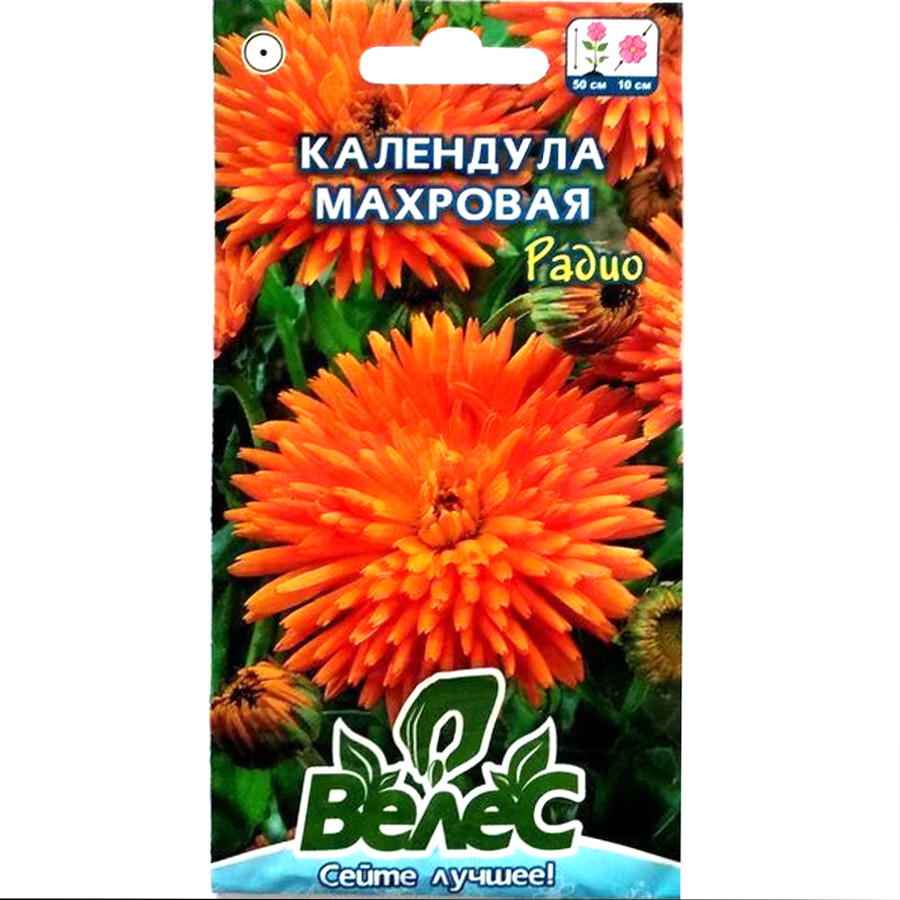 Насіння Велес Календула повна 1 г Радіо фото