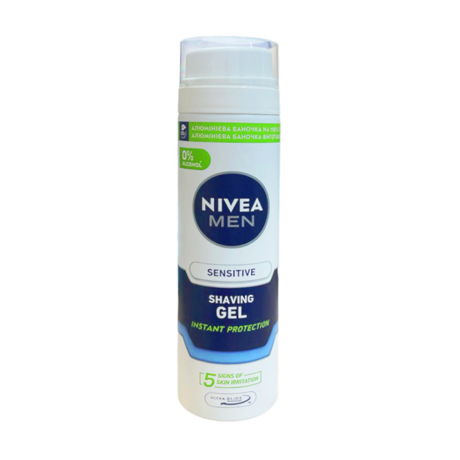 Гель для гоління Nivea 200 мл Для чутливої шкіри фото