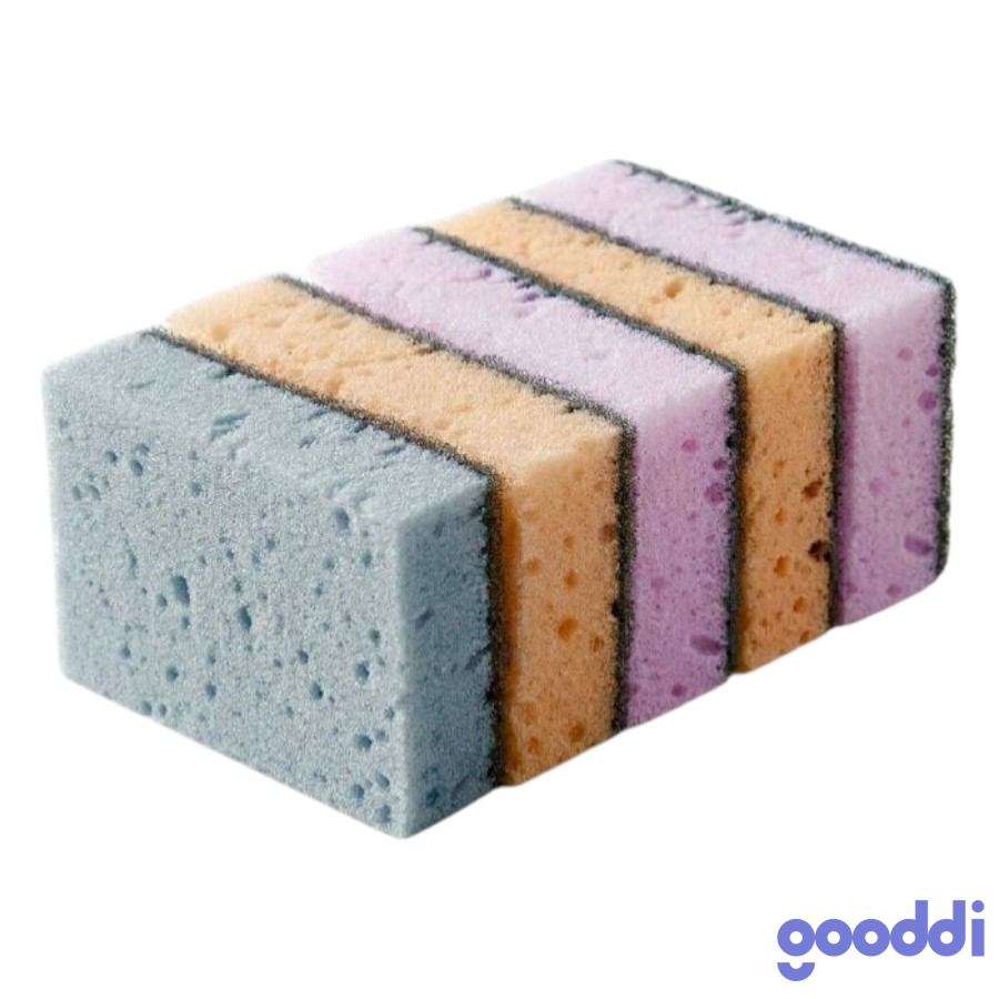 Губка кухонна Gooddi 5 шт. фото