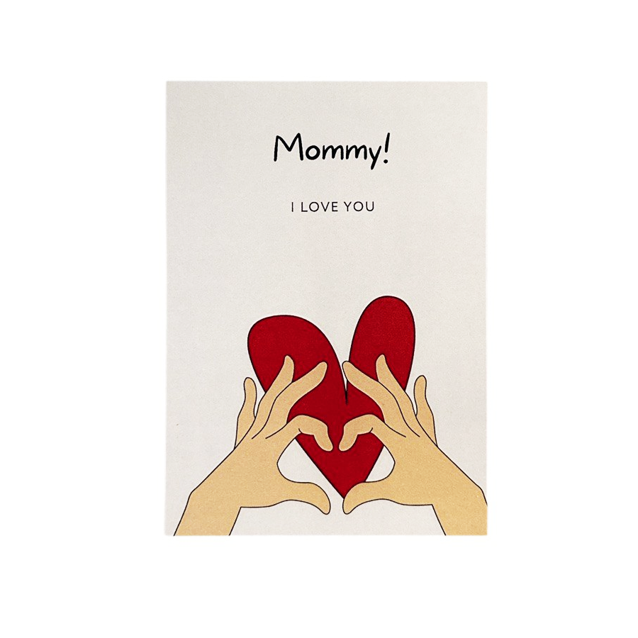 Листівка вітальна 7*10 см Mommy! I love you фото