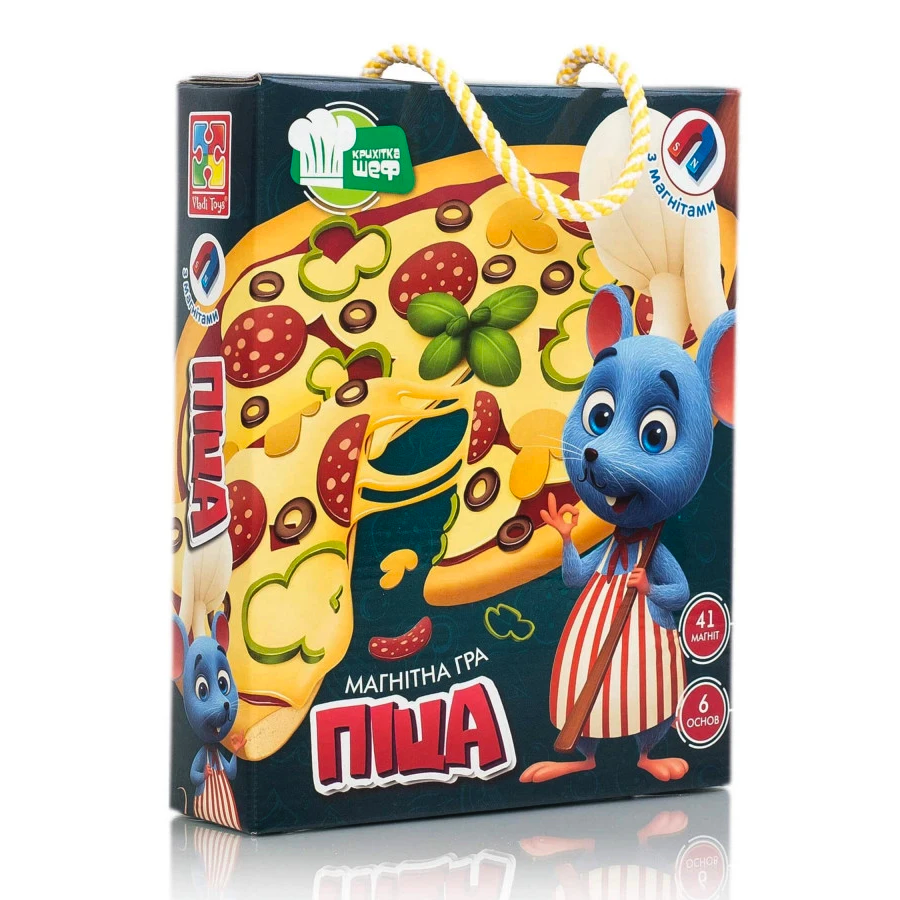 Гра магнітна Vladi Toys Піца фото