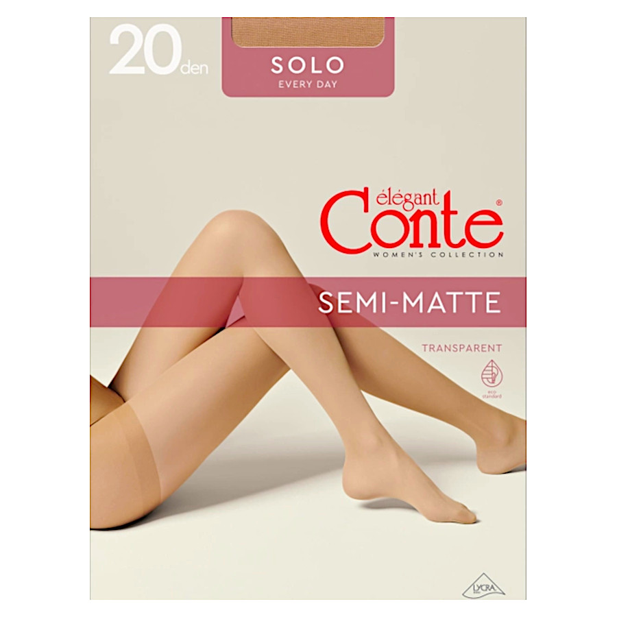 Колготи Conte Solo 20 den p.5 Natural/бежевий фото