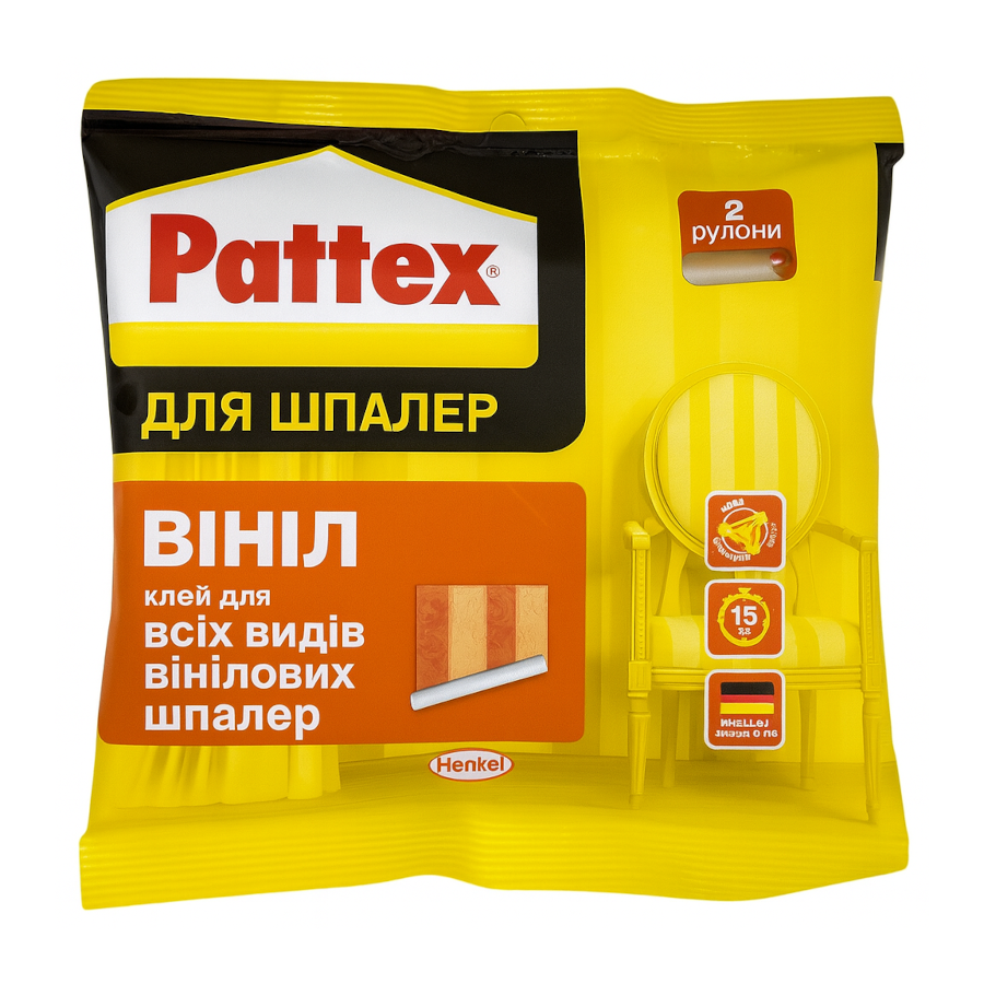 Клей для шпалер Pattex 95 г Вініл фото