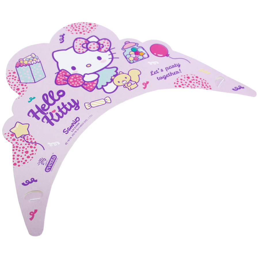 Ковпак святковий Eventa 6 шт. Hello Kitty фото