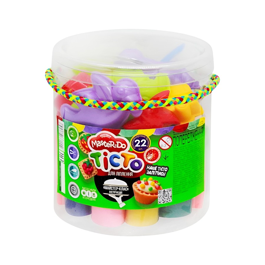 Набір для творчості Danko toys Master Do  22 кольори туба фото