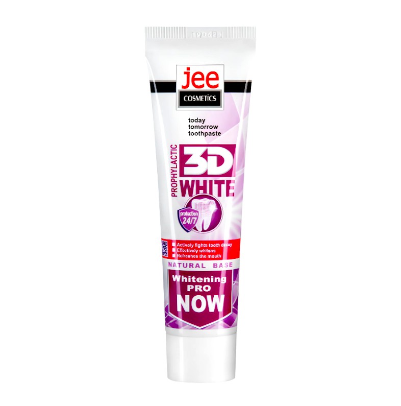 Зубна паста Jee Cosmetics 50 мл 3D Відбілювання фото