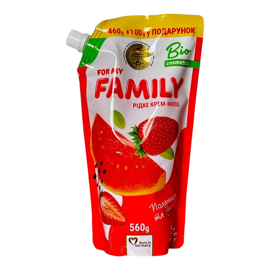 Мило рідке For my Family 560 г Полуниця й гуава фото